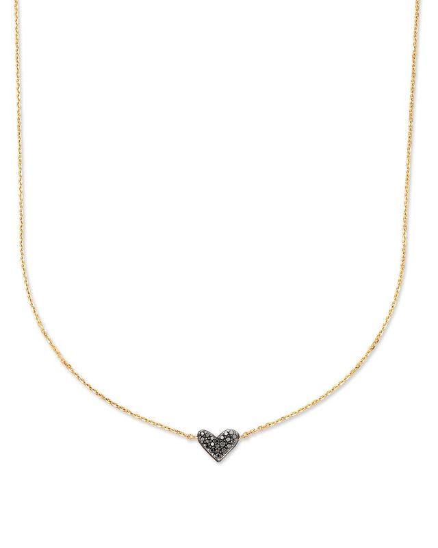 Kendra Scott Mom 14k Yellow Gold Pendant Necklace in White